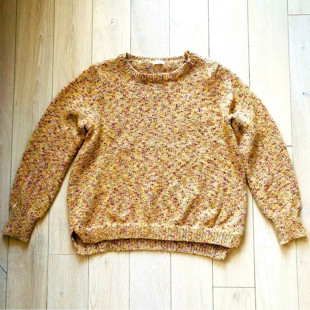 Persodea Japanese Brand Mohair Blend Marled Sweater Size LL